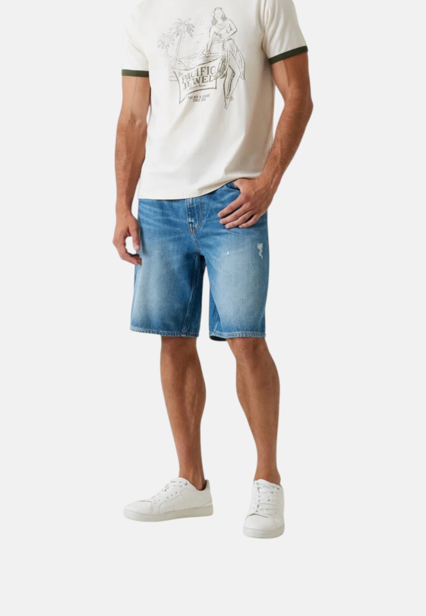 Pantaloncini Jeans Uomo Guess  Jett M6GDV8D0770