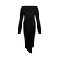 Vestito Midi Donna Liu Jo Drappeggiato Con Dettaglio Gioiello Con Perla  CF5365J4958
