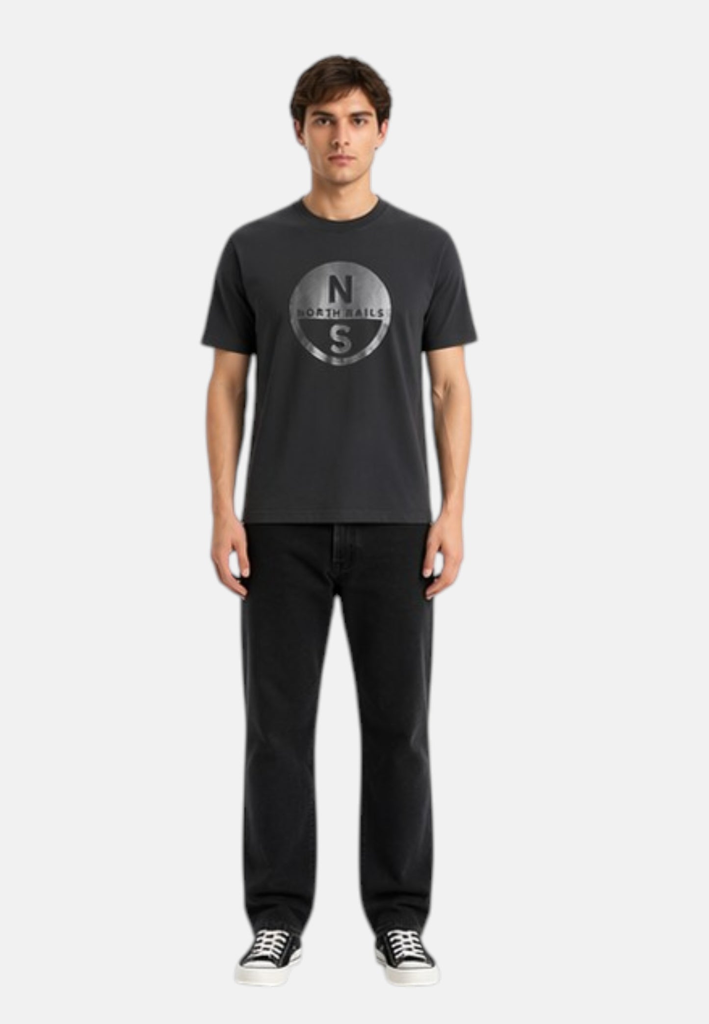 T-Shirt Manica Corta Uomo North Sails Con Stampa  693146