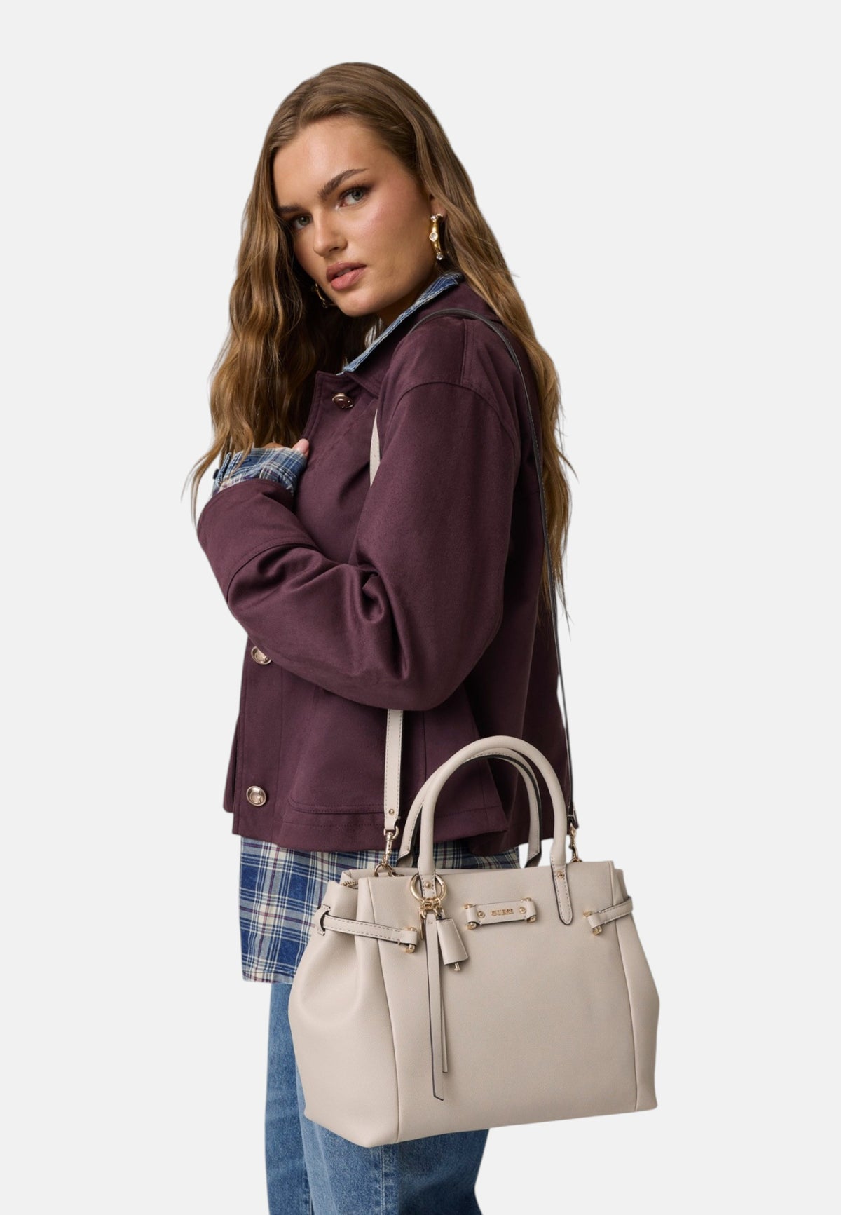 Borsa A Mano Donna Guess Girlfriend Satchel Dorothy HWBG2231060