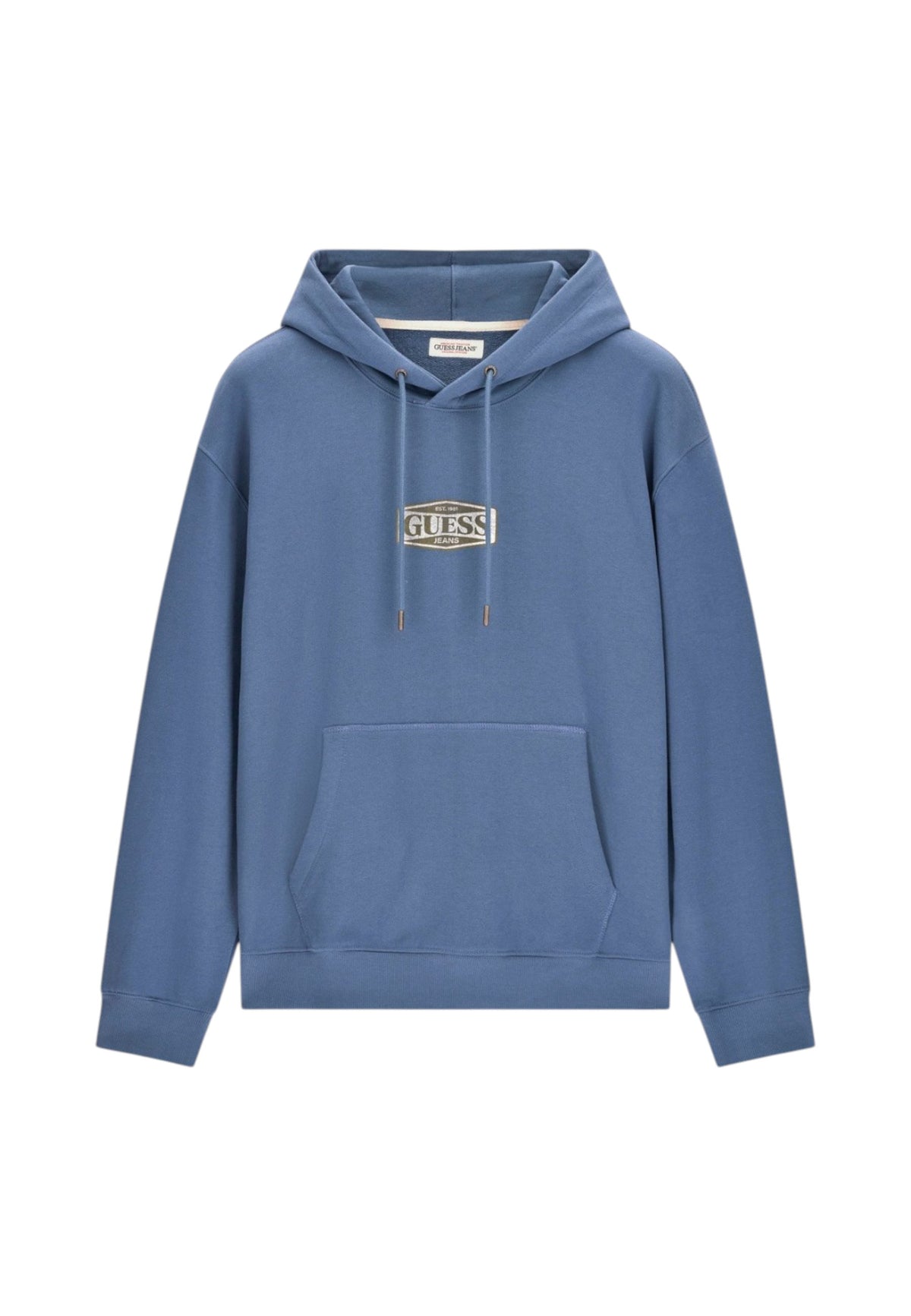 Felpa Con Cappuccio Uomo Guess Logo, Vestibilit� regular, Logo classico Gj M6BQ12K5459