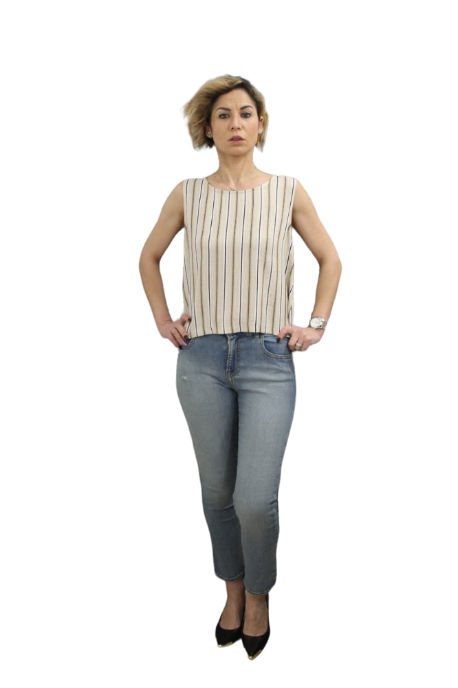 T-Shirt Senza Maniche Donna Gaudi   211FD45027