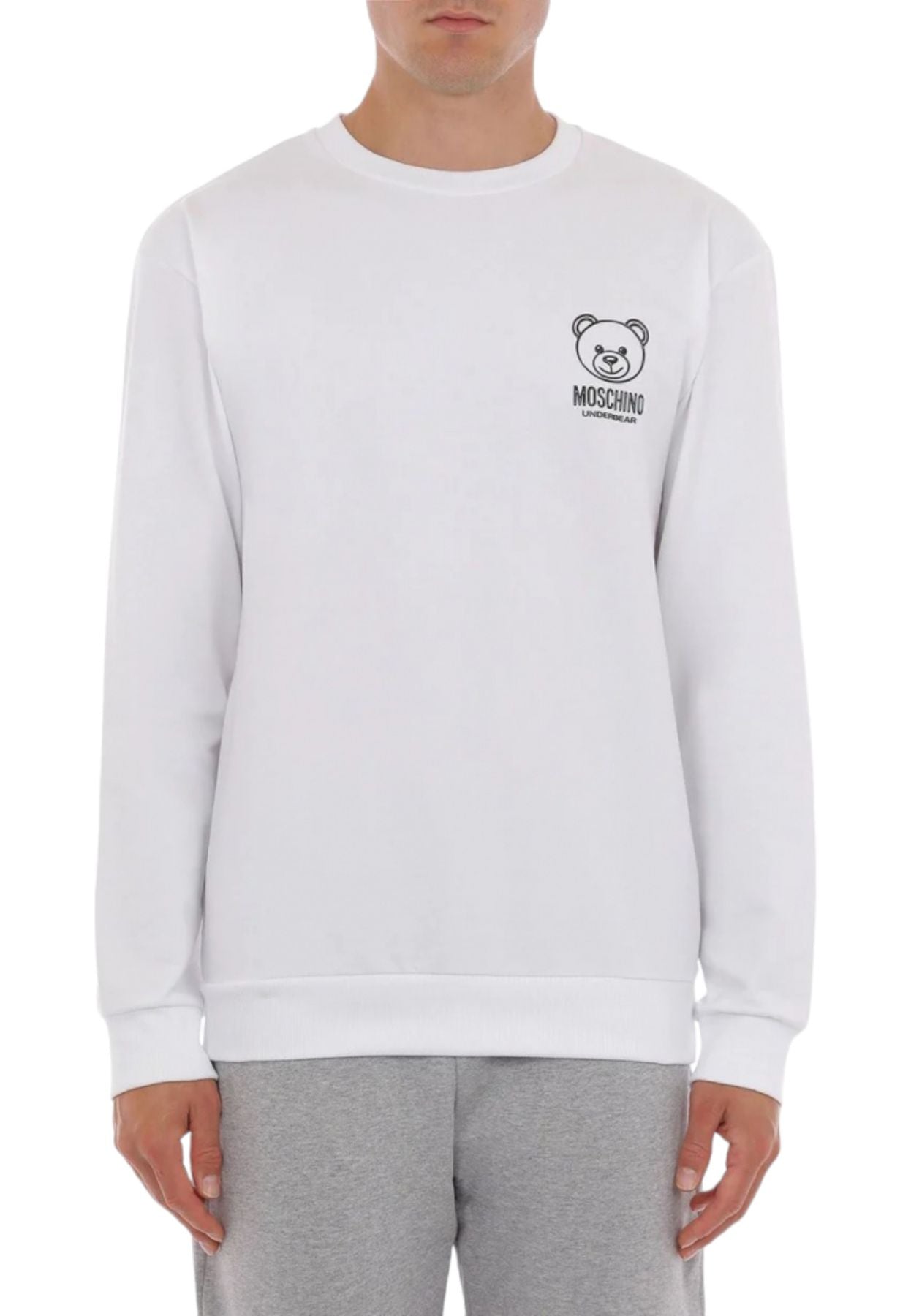 Felpa A Girocollo Uomo Moschino   241V1A17014422
