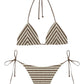 Bikini 2 Pezzi Donna Mc2 Saint Barth Triangle Annabelle + Slip Marielle Crochet Stripes Maleah MALE002