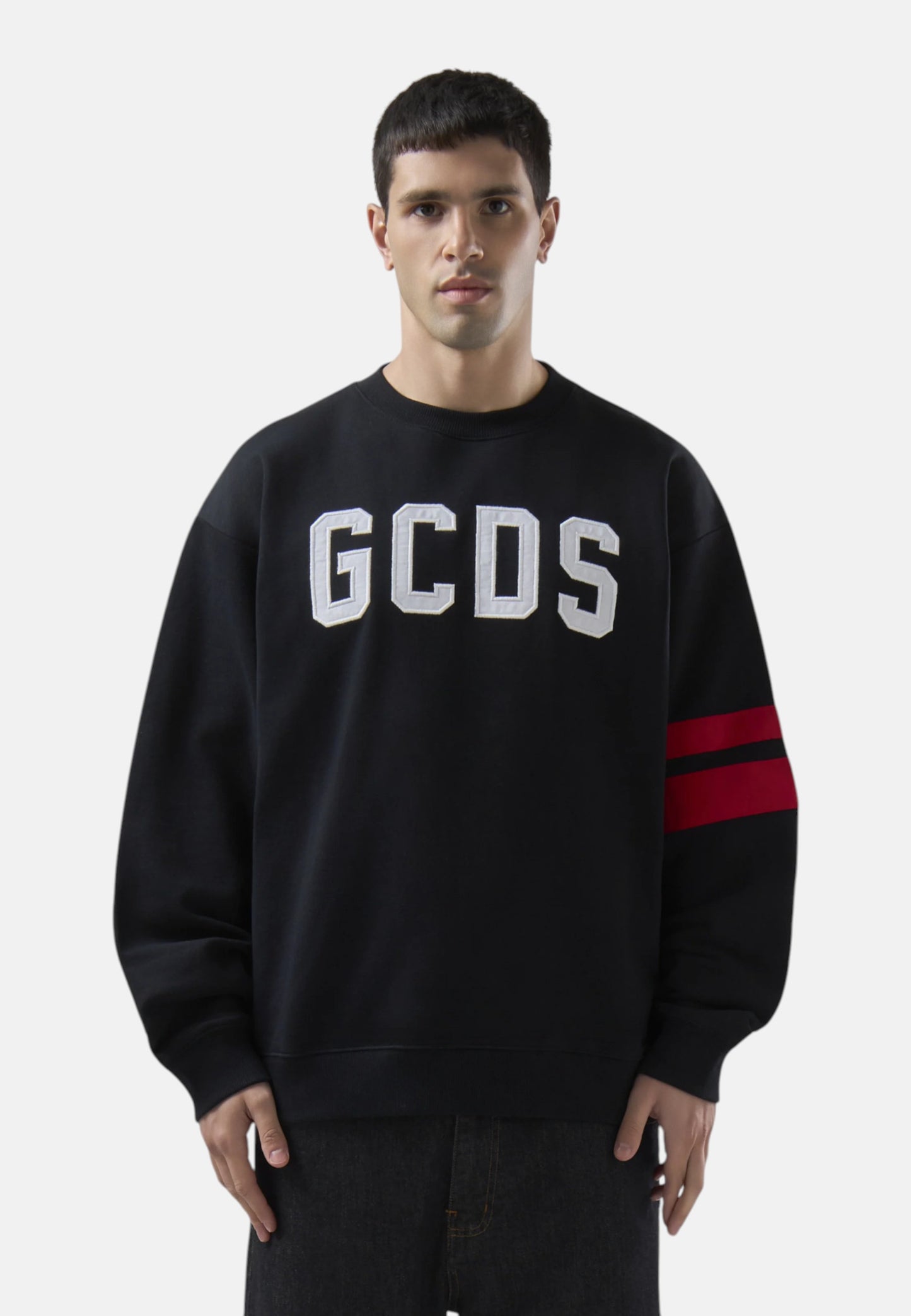 Felpa A Girocollo Uomo Gcds Logo Regular  B1XM1516JI0
