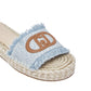 Ciabatte  Donna Liu Jo Monogram Denim Paros 01 SA6099TX523