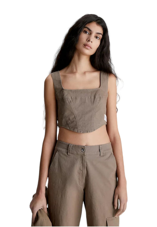 Top Senza Maniche Donna Calvin klein Jeans  Corset J20J220714