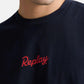 T-Shirt Manica Corta Uomo Replay Con Stampa Logata Fronte E Retro  M3349 .000.2660