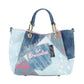 Borsa A Mano Donna Braccialini Small Con Doppio Manico Con Tracolla Amy Jeans B18820TY