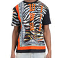 T-Shirt Manica Corta Uomo Just Cavalli  Placed Graphictiger 76OAH6RFJS323