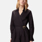 Tuta Jumpsuit Manica lunga Donna Pinko Con Pantaloncini Comfort Popeline Shyla 106604A35Q