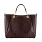 Borsa A Mano Donna Braccialini A Bauletto, Doppio con tracolla removibile e regolabile, Chiusura con clip, Con pochette interna removibile, Finitura lucida effetto spiegazzato, Dimensioni: 31 x 13 x 23 Cm Amy B19191YY
