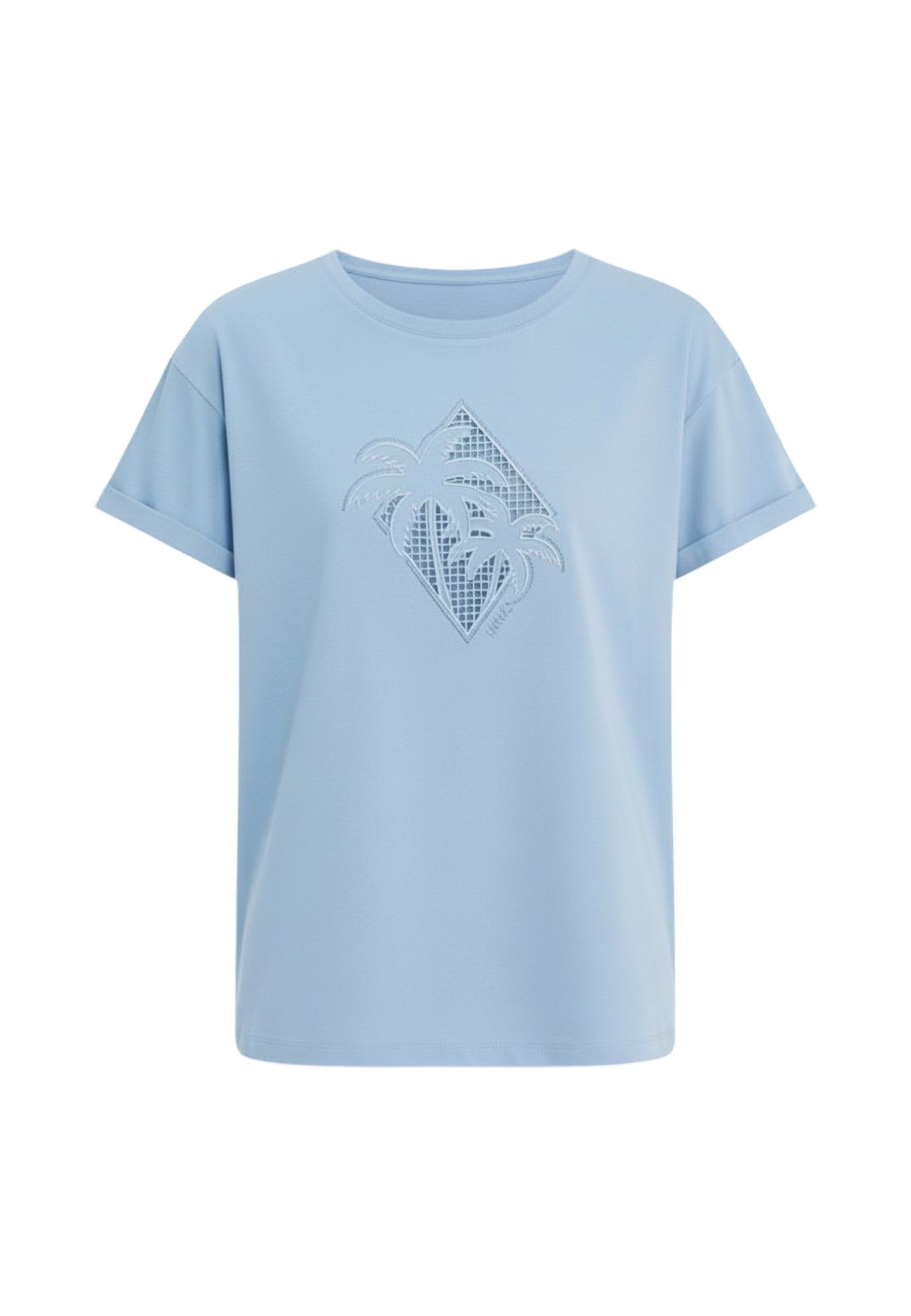 T-Shirt Manica Corta Donna Liu Jo Wave Palma J Eco Line WA6413JS904