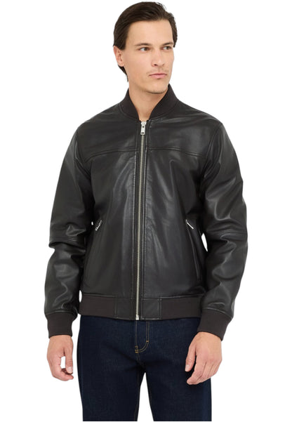 Giacca Bomber Uomo Liu Jo In Pelle  QXX058P0407
