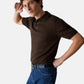 Polo Manica Corta Uomo Liu Jo In Maglia Cotone E Seta  QA6071MA19R