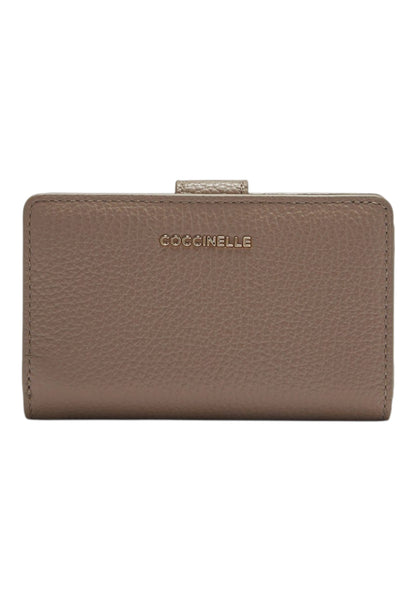 Portafoglio Con Patta Donna Coccinelle Piccolo Metallic Soft E2MW511E701