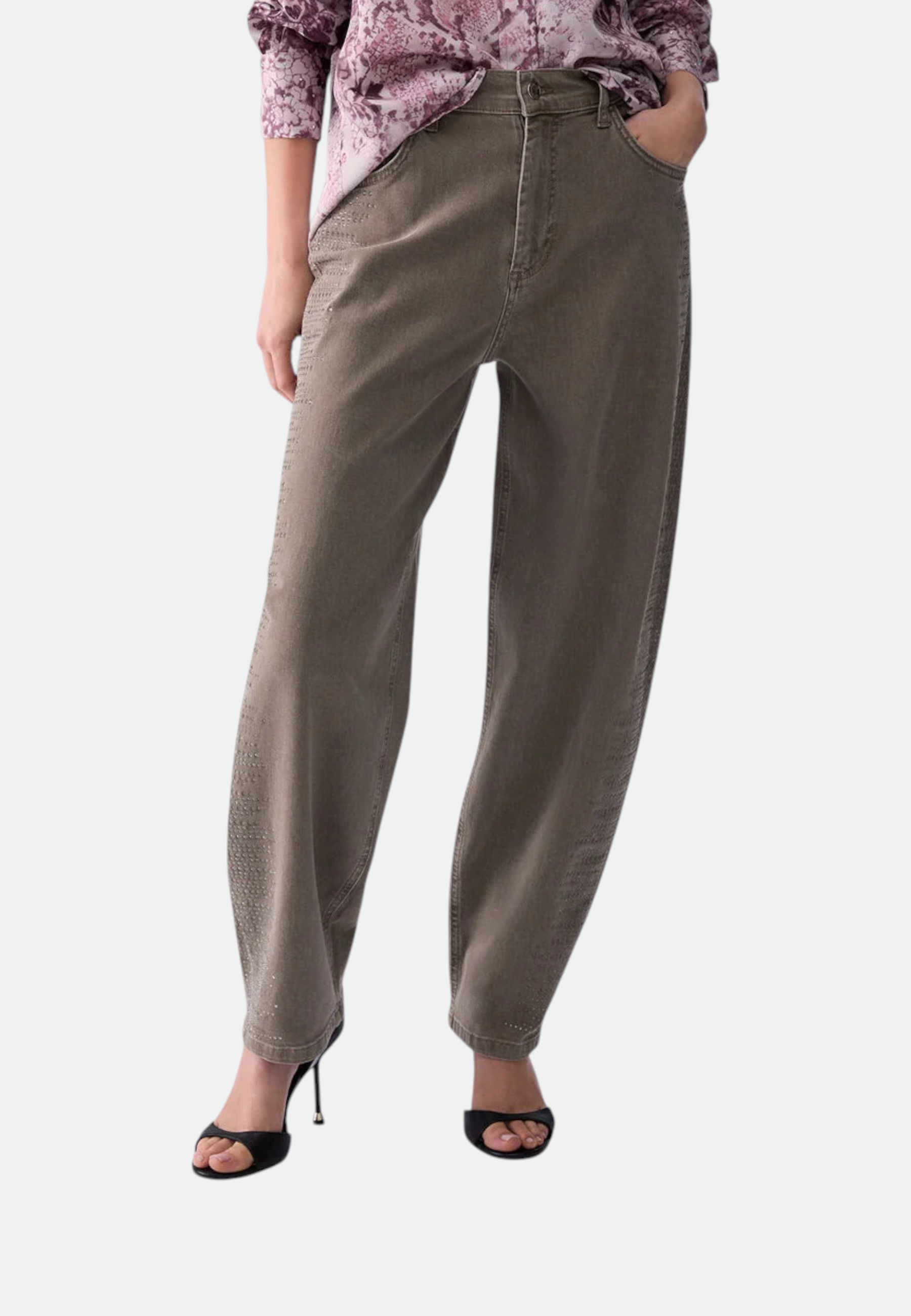 Jeans  Donna Liu Jo A Vita Alta Straight Glam UF6107T778A