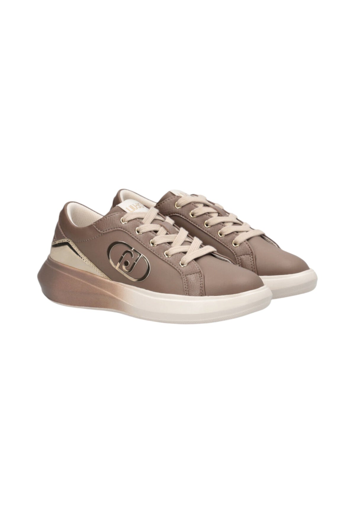 Sneakers Basse Donna Liu Jo In Pelle Con Inserti Effetto Specchio E Platform Casper 04 BF6055PX575