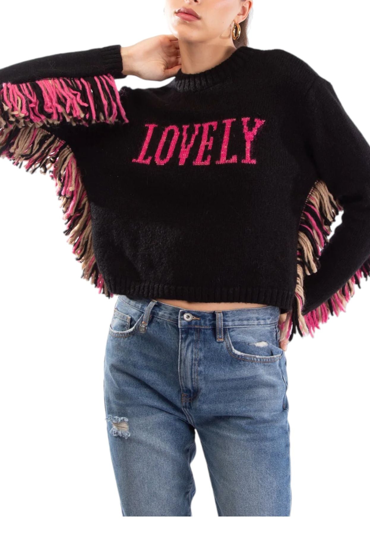 Maglione A Girocollo Donna Le Volière   M472