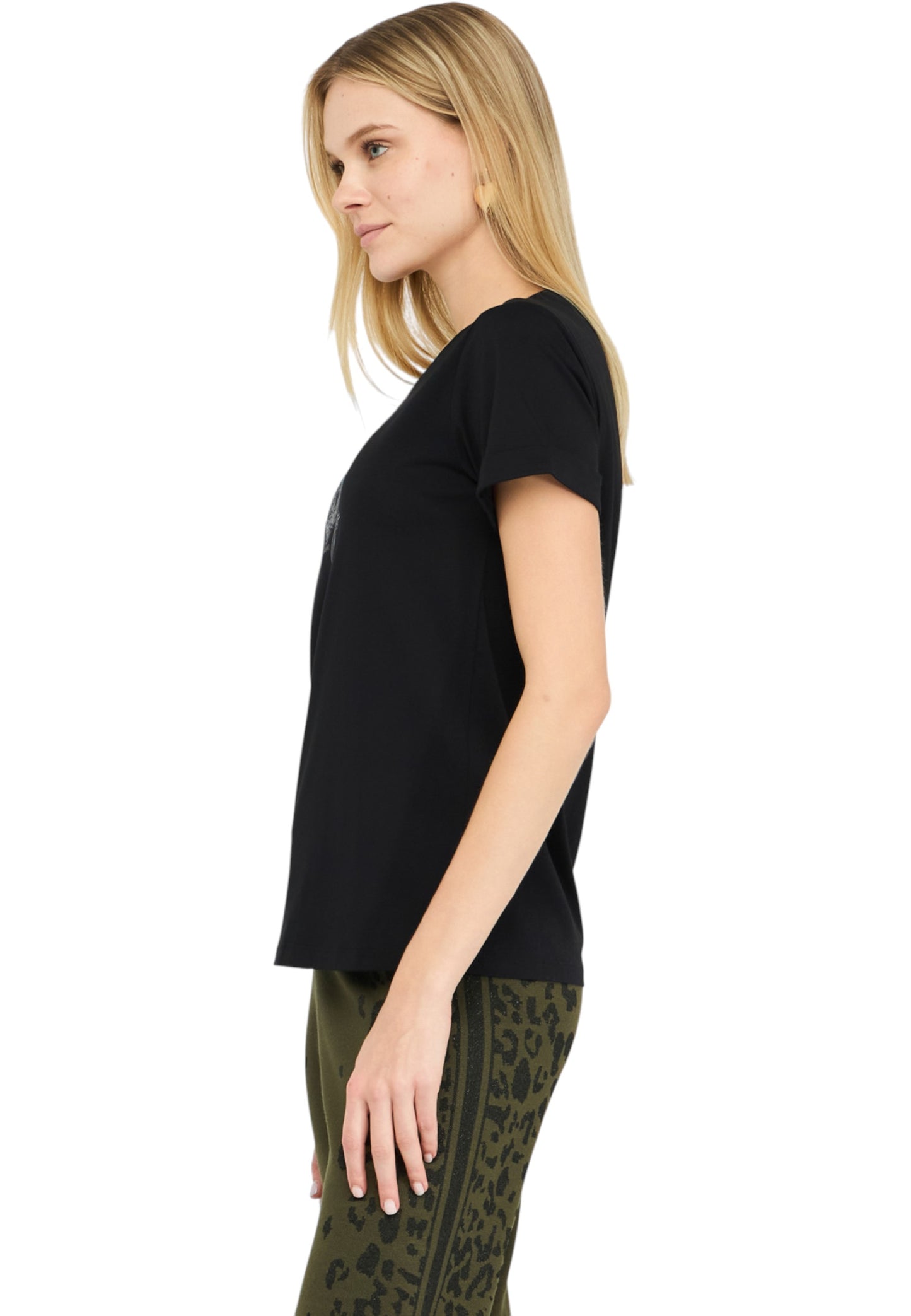 T-Shirt Manica Corta Donna Liu Jo  Monogram TF5163JS923