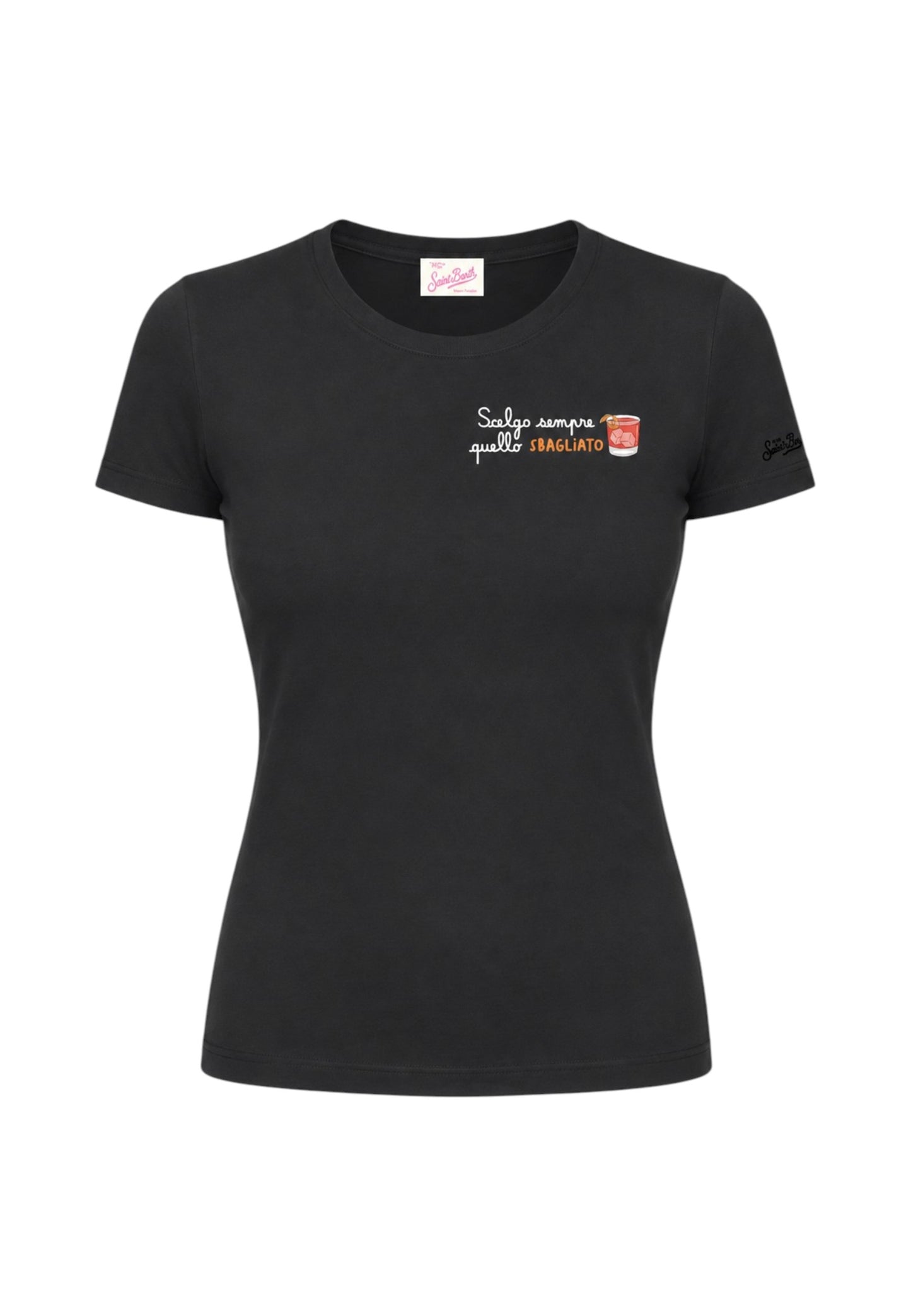 T-Shirt Manica Corta Donna Mc2 Saint Barth Quello Sbagliato Emb Esme ESE0001