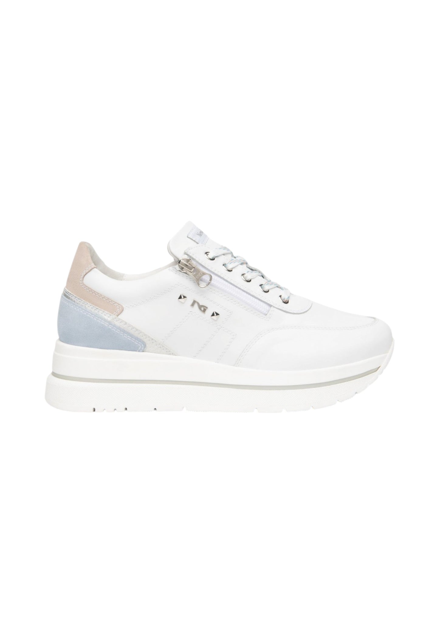 Sneakers Basse Donna Nero Giardini In Pelle Scamosciata  E615203D