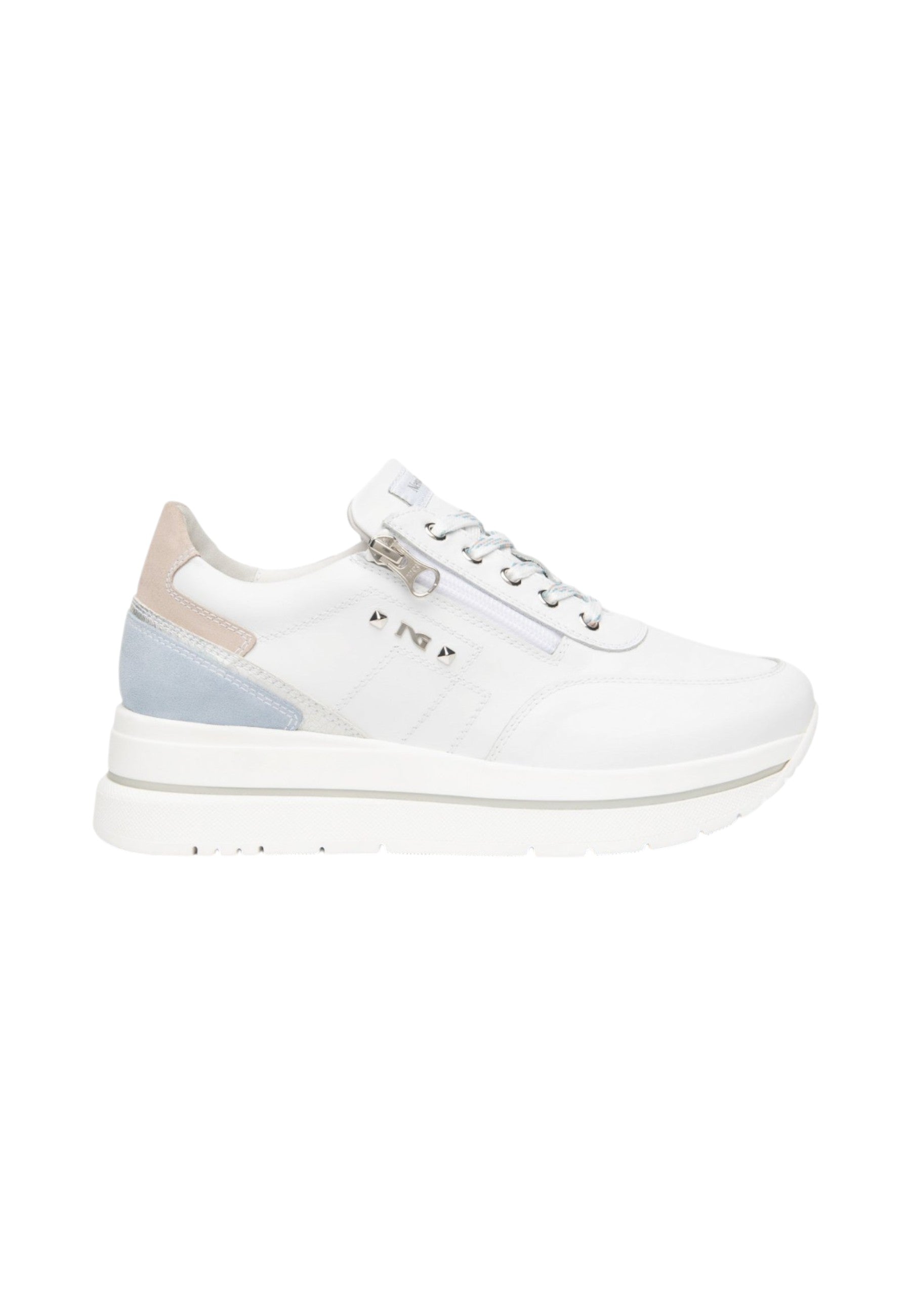 Sneakers Basse Donna Nero Giardini In Pelle Scamosciata  E615203D