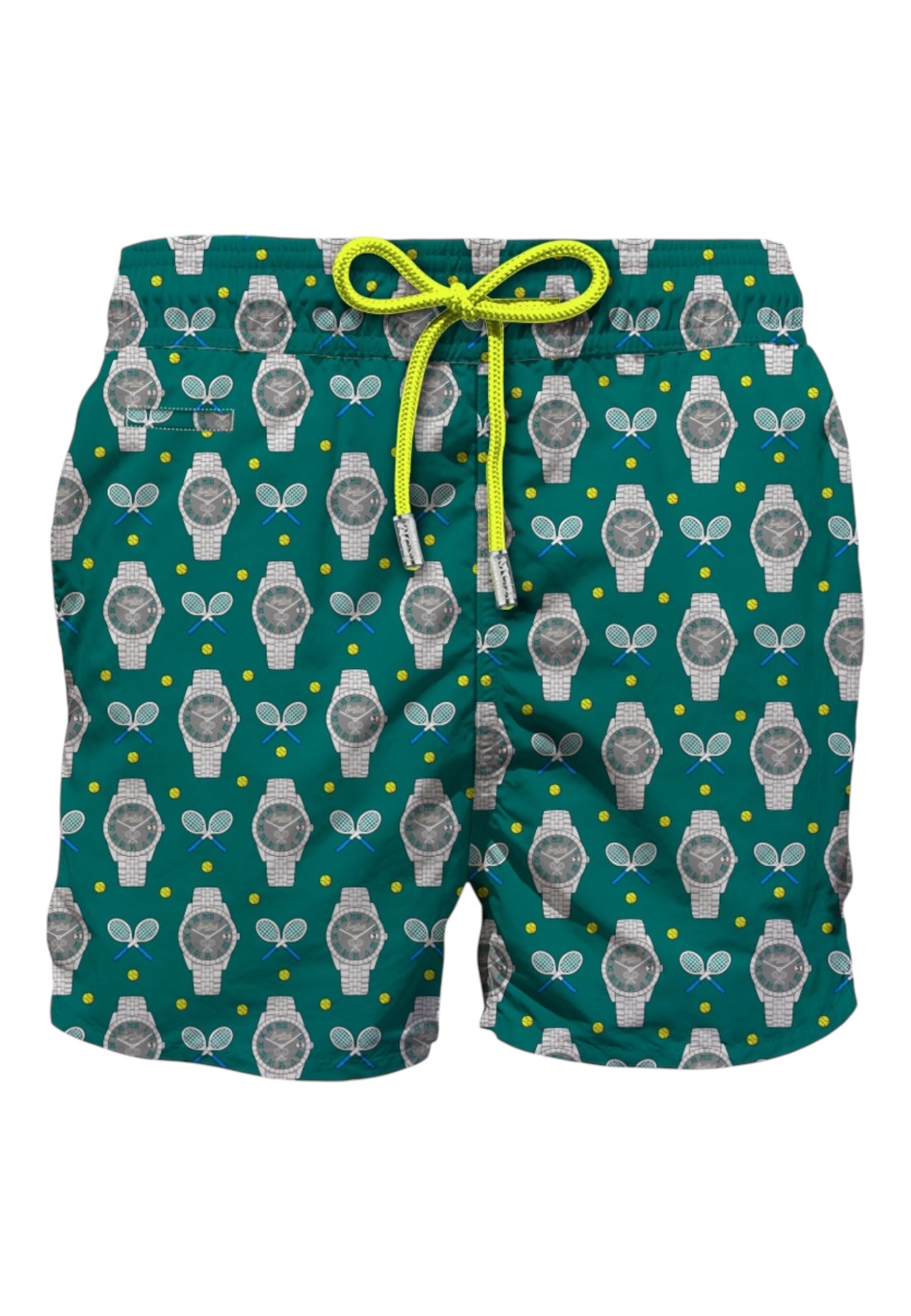 Costume da bagno Short Uomo Mc2 Saint Barth Tennis Clock Lighting Micro Fantasy LIG0003