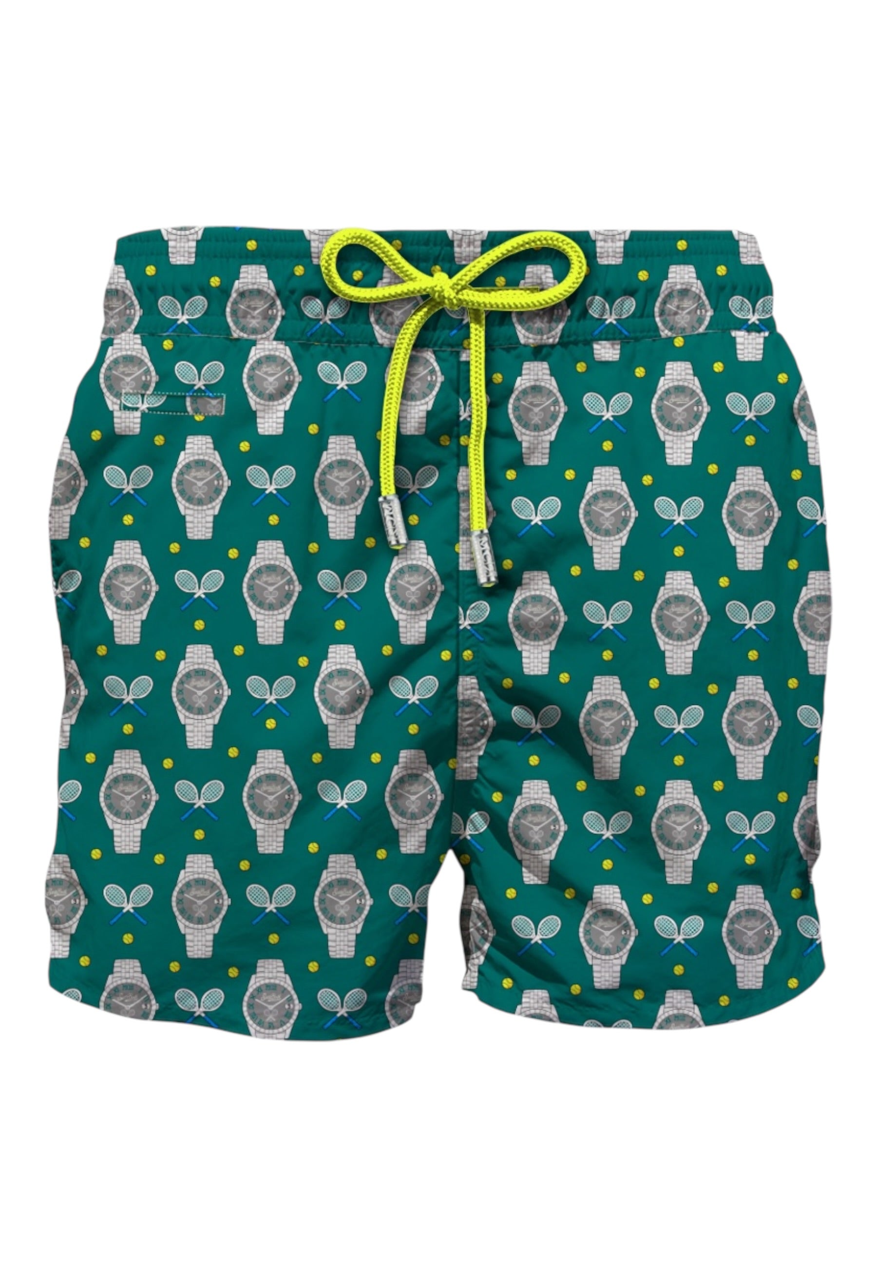 Costume da bagno Short Uomo Mc2 Saint Barth Tennis Clock Lighting Micro Fantasy LIG0003