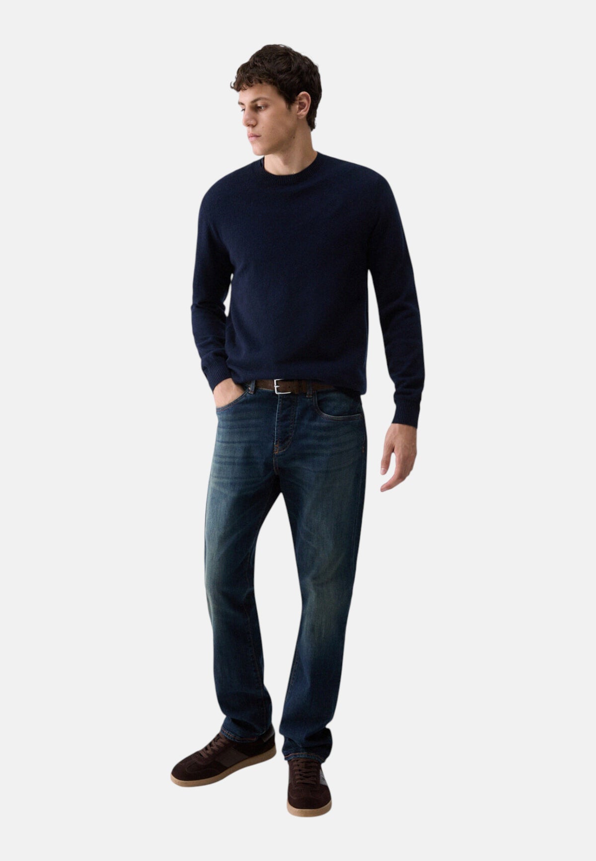 Maglione A Girocollo Uomo Liu Jo In Lana E Cashmere  QF6145MA23P