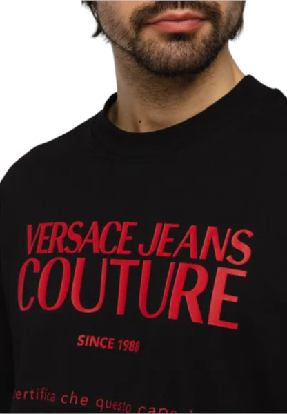 T-Shirt Manica Corta Uomo Versace Jeans Couture Over Fit  B3GWA7TM30319
