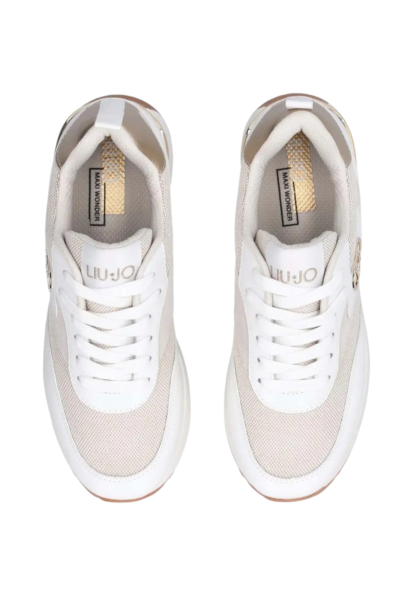 Sneakers Basse Donna Liu Jo In Pelle Di Vitello/Canvas Liu Jo Maxi Wonder 97 Bis BA6005PX806