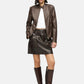Giacca In Pelle Sintetica Donna Guess  Claudine Biker W6RL52WL850