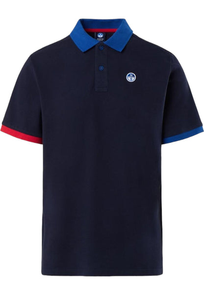 Polo Manica Corta Uomo North Sails Different Combo Colors Cuff  692453