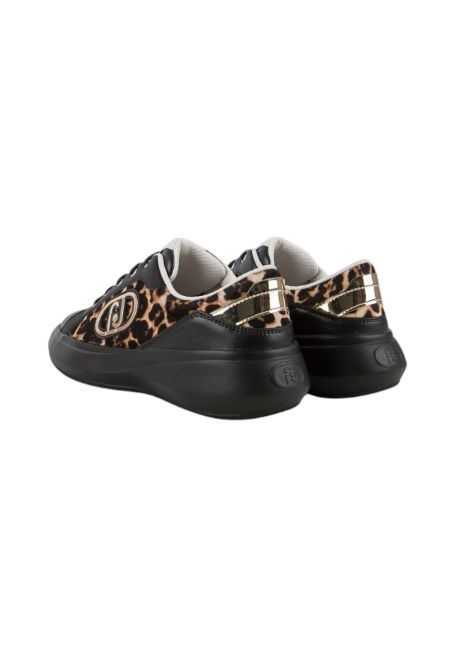 Sneakers Basse Donna Liu Jo In Pelle Con Inserti Leopardati E Platform Casper 04 BF6055TX549