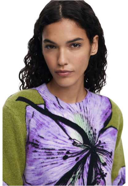 Maglione  Donna Desigual  Jers Orquidea Lacroix 25WWJF42