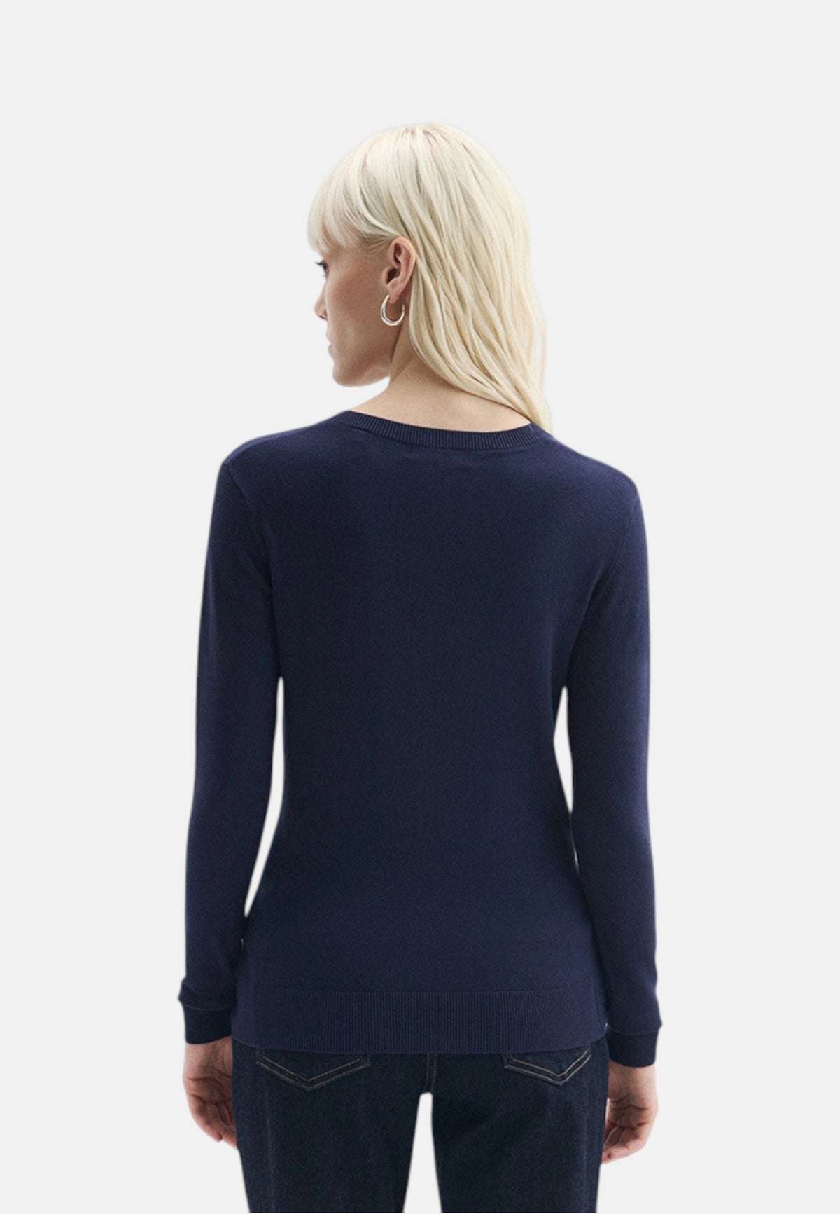 Maglione A Girocollo Donna Guess Logo triangolo Katie W6YR28Z0976