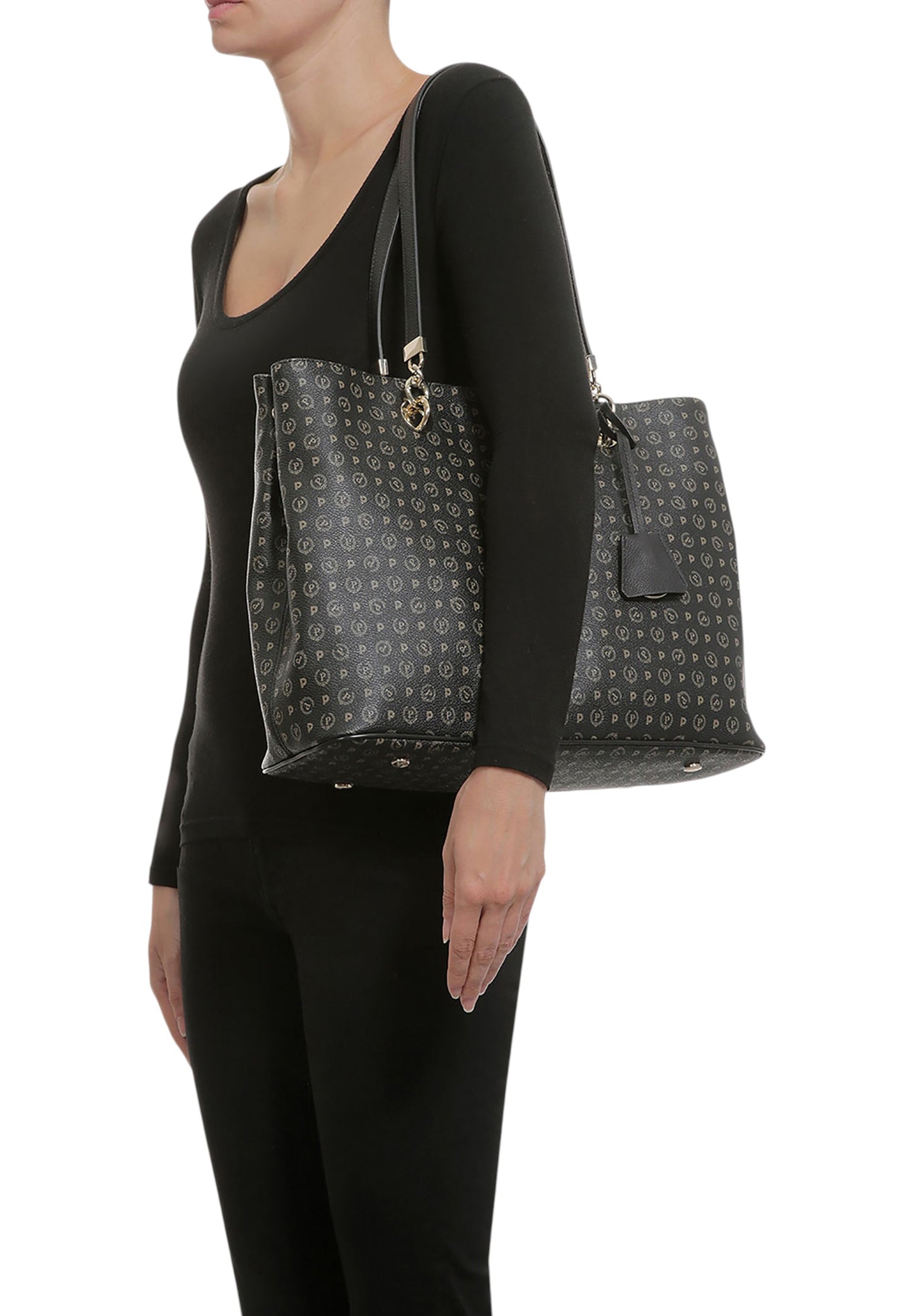 Borsa A Spalla Donna Pollini Nero  TE8407PP02Q