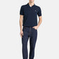 Polo Manica Corta Uomo Harmont & Blaine In Maglia SmacchInata Cotone Crepe Scollo A V  HRQ885031076