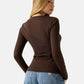 T-Shirt Manica lunga Donna Guess  Leo Triangle W6RI33J1314