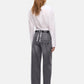 Jeans Barrel Fit Donna Pinko Vestibilit� balloon, gamba arrotondata e pi� stretta al fondo, vita regular con passanti, denim in cotone e lyocell, ricamo Love Birds sulla tasca posteriore Estelle 103857A2RY