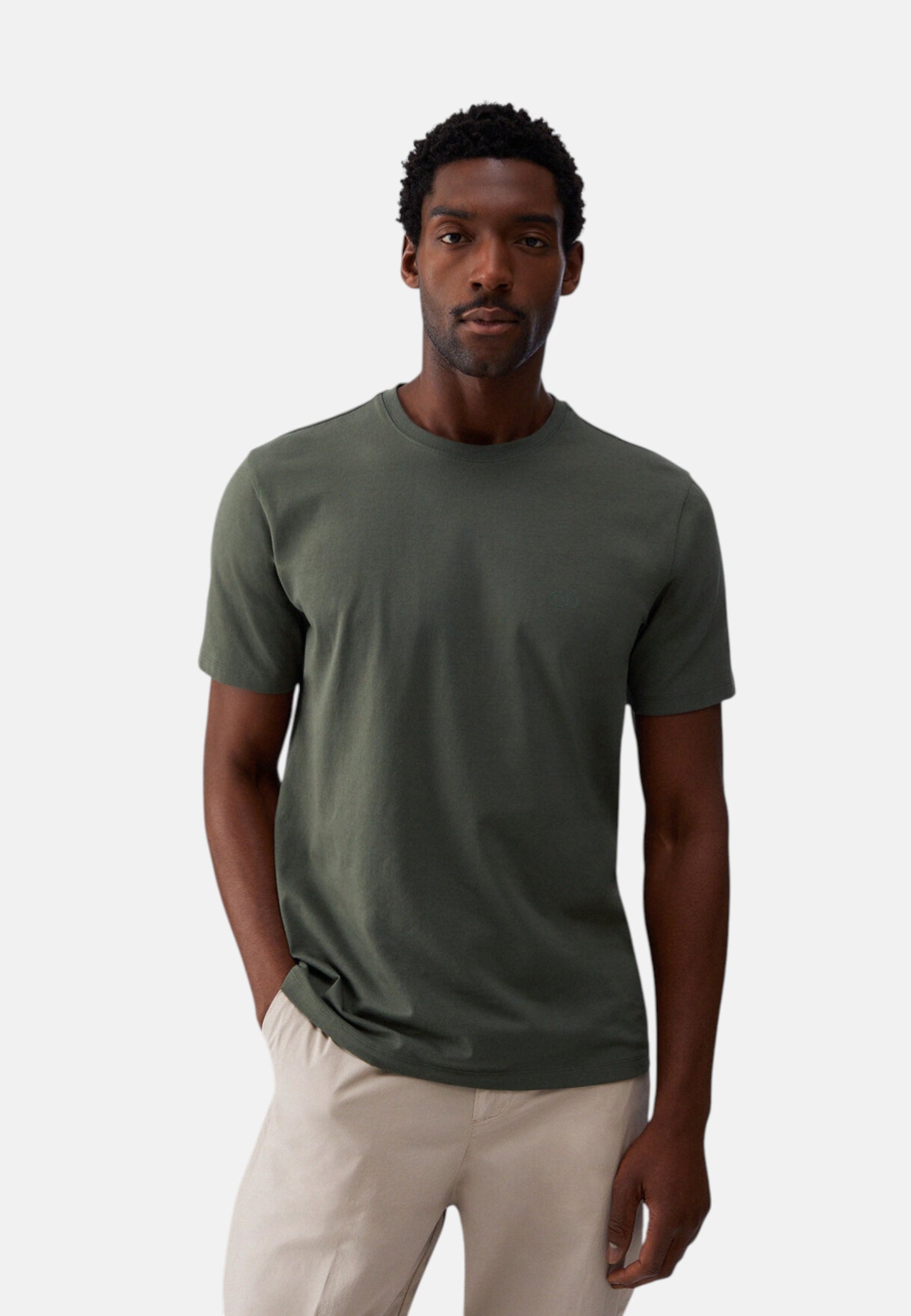 T-Shirt Manica Corta Uomo Liu Jo Basic Con Contrasto  QA6085J4997