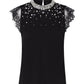 T-Shirt Senza Maniche Donna Liu Jo Con Pizzo E Strass  CF6142J5923