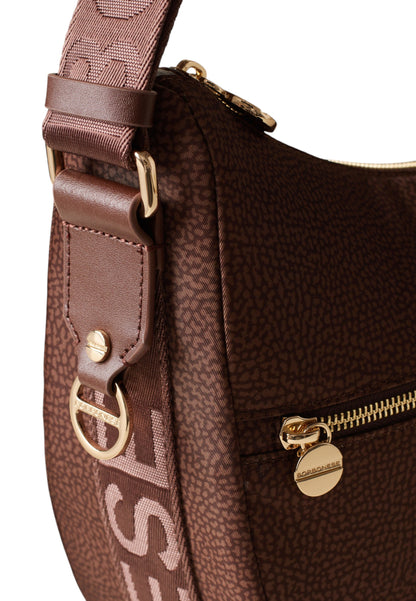 Borsa A Tracolla Donna Borbonese Luna Bag Middle Eco Line 934108I15