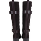 Stivali  Donna Liu Jo In Pelle Scamosciata Con Tacco A Blocco E Doppio Cinturino Colby 02 SF6053PX310