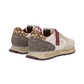 Sneakers Basse Donna Sun68 Stile Running, Nylon E Suede, Ricami Floreali Ally Vintage Z46207