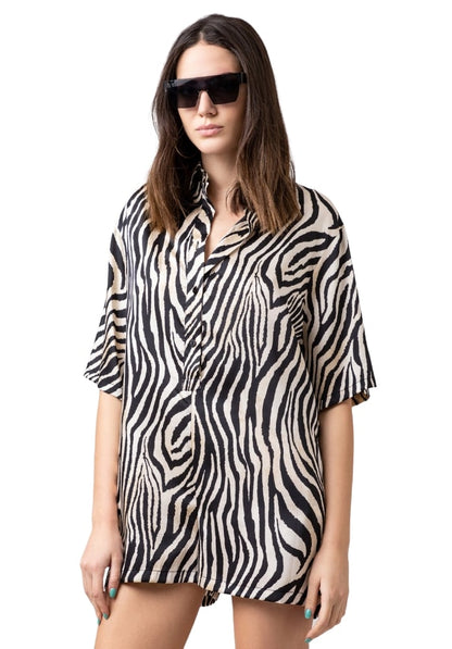 Camicia Manica Corta Donna Gaelle   GBDM12035