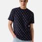 T-Shirt Manica Corta Uomo Guess  Jacquard 4G Knit M6GP34K3200