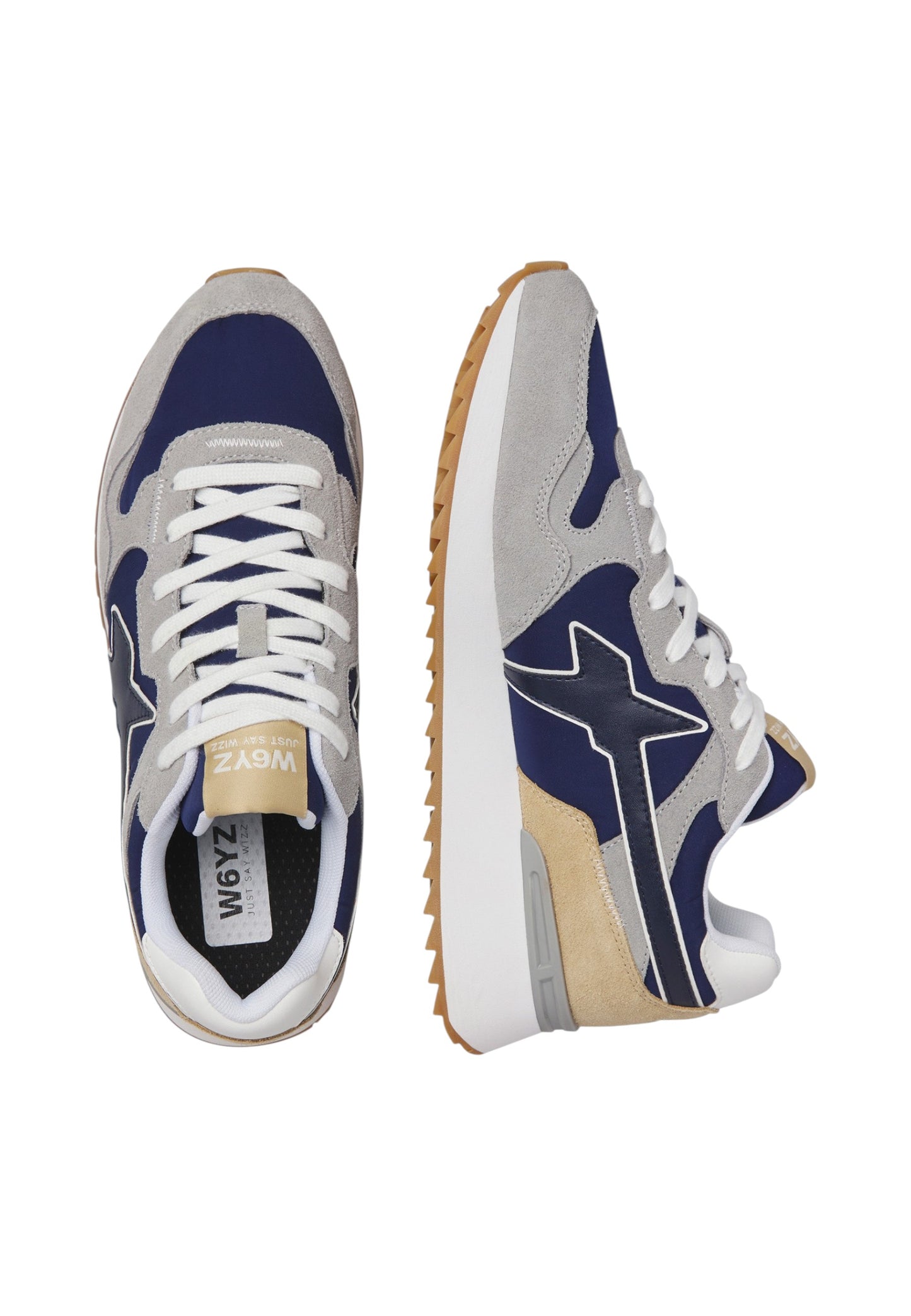 Sneakers Basse Uomo W6YZ In Tessuto Tecnico E Suede Yak-M. 201518526
