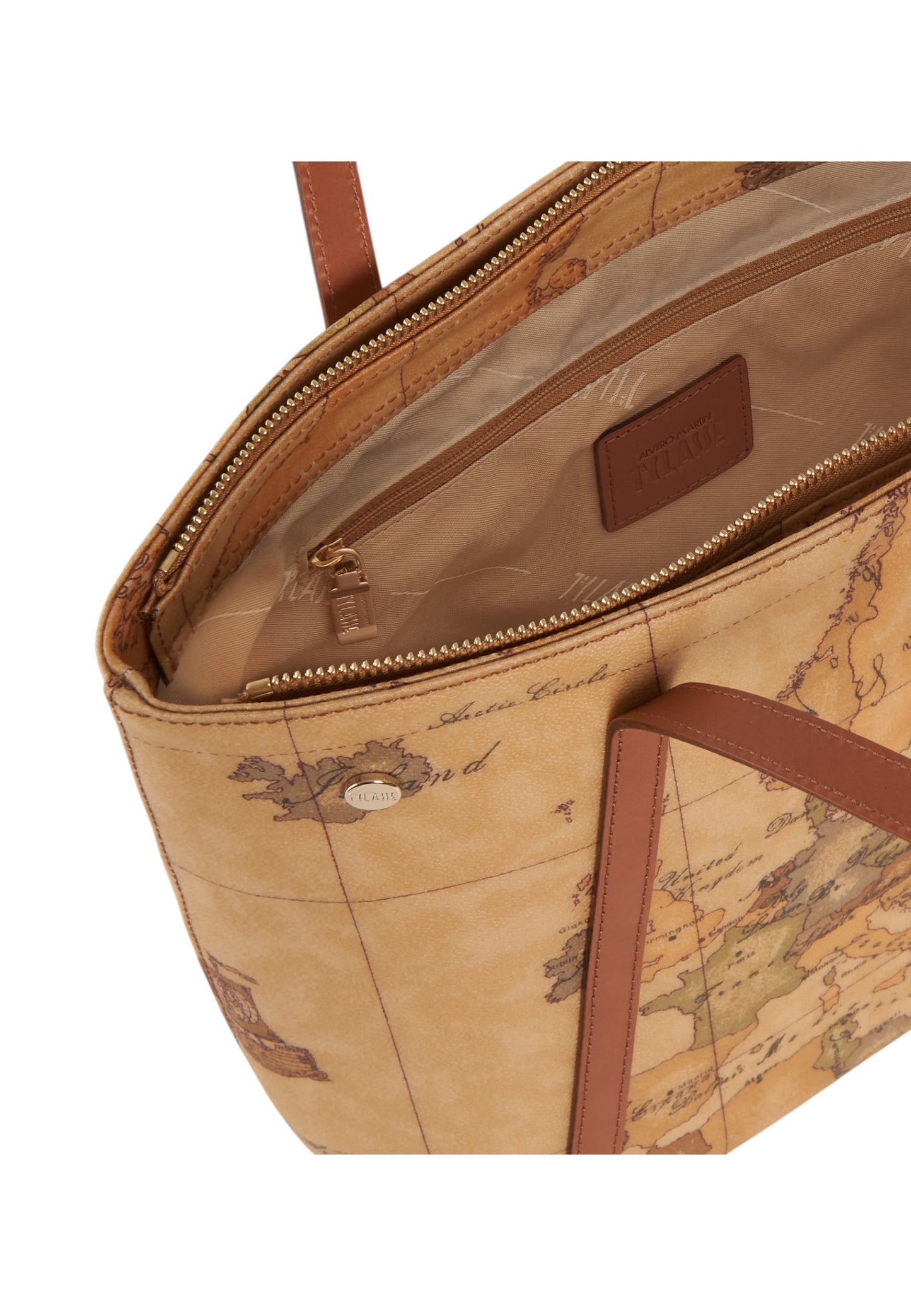 Borsa A Spalla Donna Alviero Martini Shopper Media Con Borchiette Geo Classic CE0106000